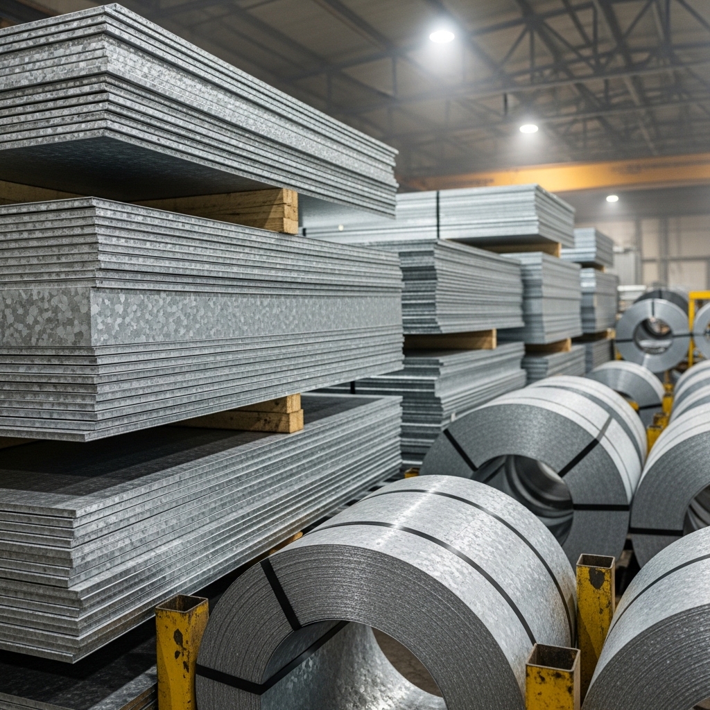 ألواح ولفائف الحديد المجلفن ١