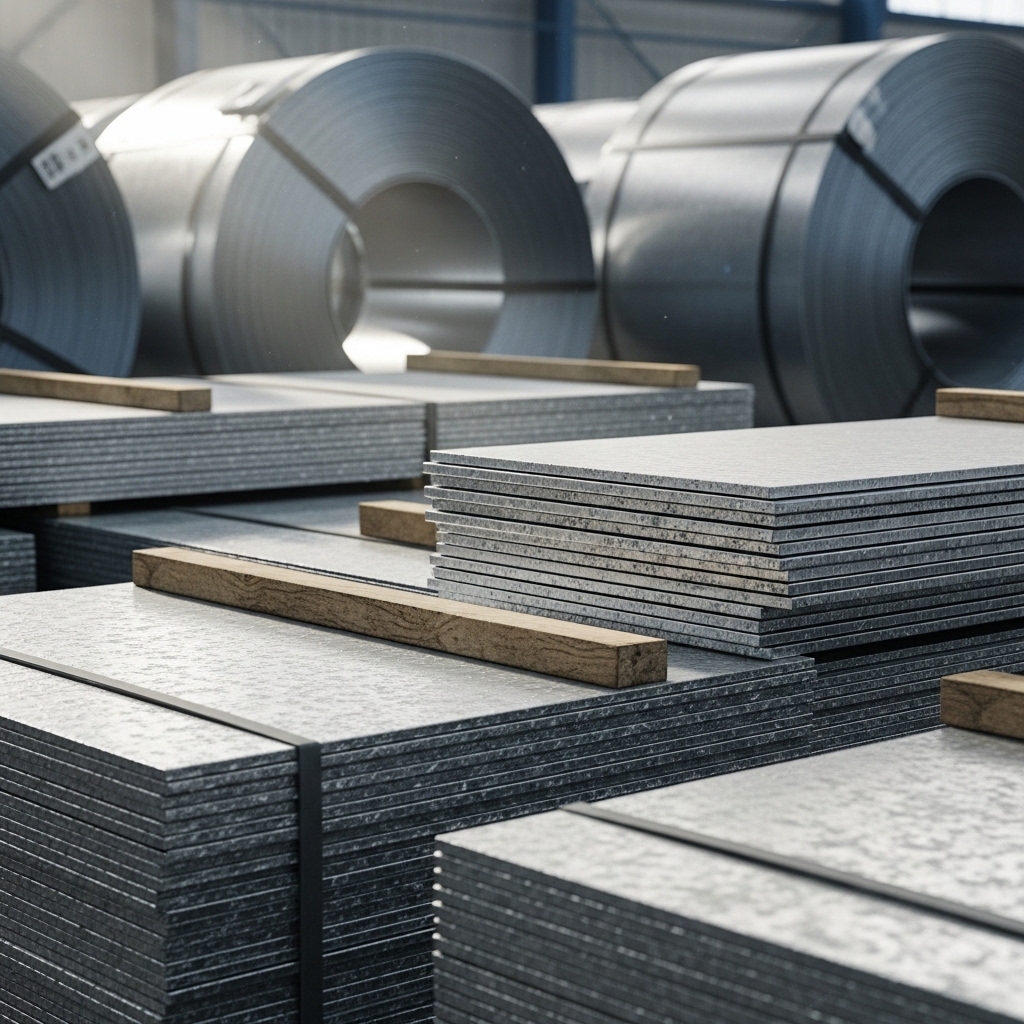 ألواح ولفائف الحديد المجلفن ٢