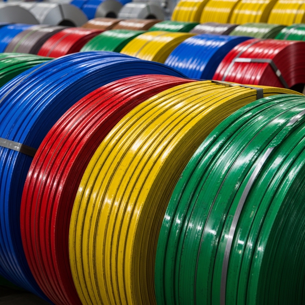 لفائف الصلب الملون ٣