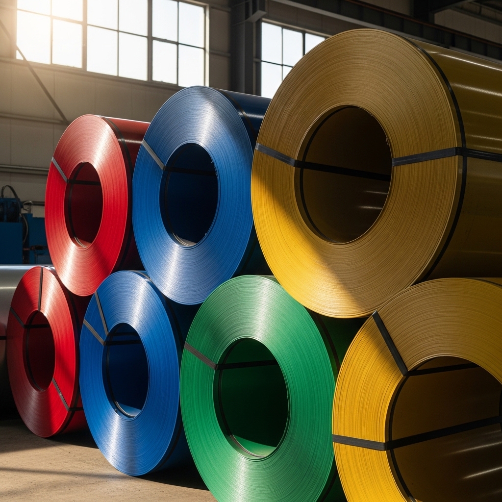 لفائف الصلب الملون ٤